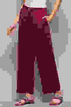 Towny Port Cotton Straight Solid Pants image number 2