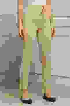 Almond Beige Acrylic Winter Pants image number 3