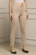 Almond Beige Acrylic Pants image number 3