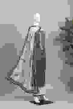 Blue Cotton Printed Embroidered Unstitched Suit Set image number 4