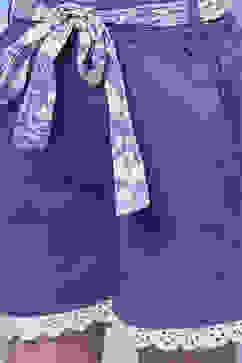 Blue Relaxed Shorts image number 1