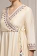 Fuchsia Polyester Blend Anarkali Embroidered Suit Set image number 1