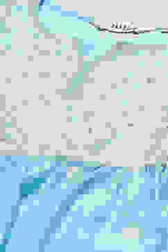 Sky Blue Cotton Blend Layered Kurta Salwar Suit Set image number 1