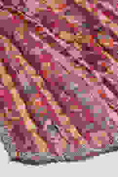 Salmon Orange Polyester Straight Solid Suit Set image number 3