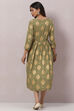 Powder Blue Rayon Printed Kurta Dress image number 4