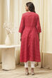Marron Cotton Short Yarndyed Kurti image number 3
