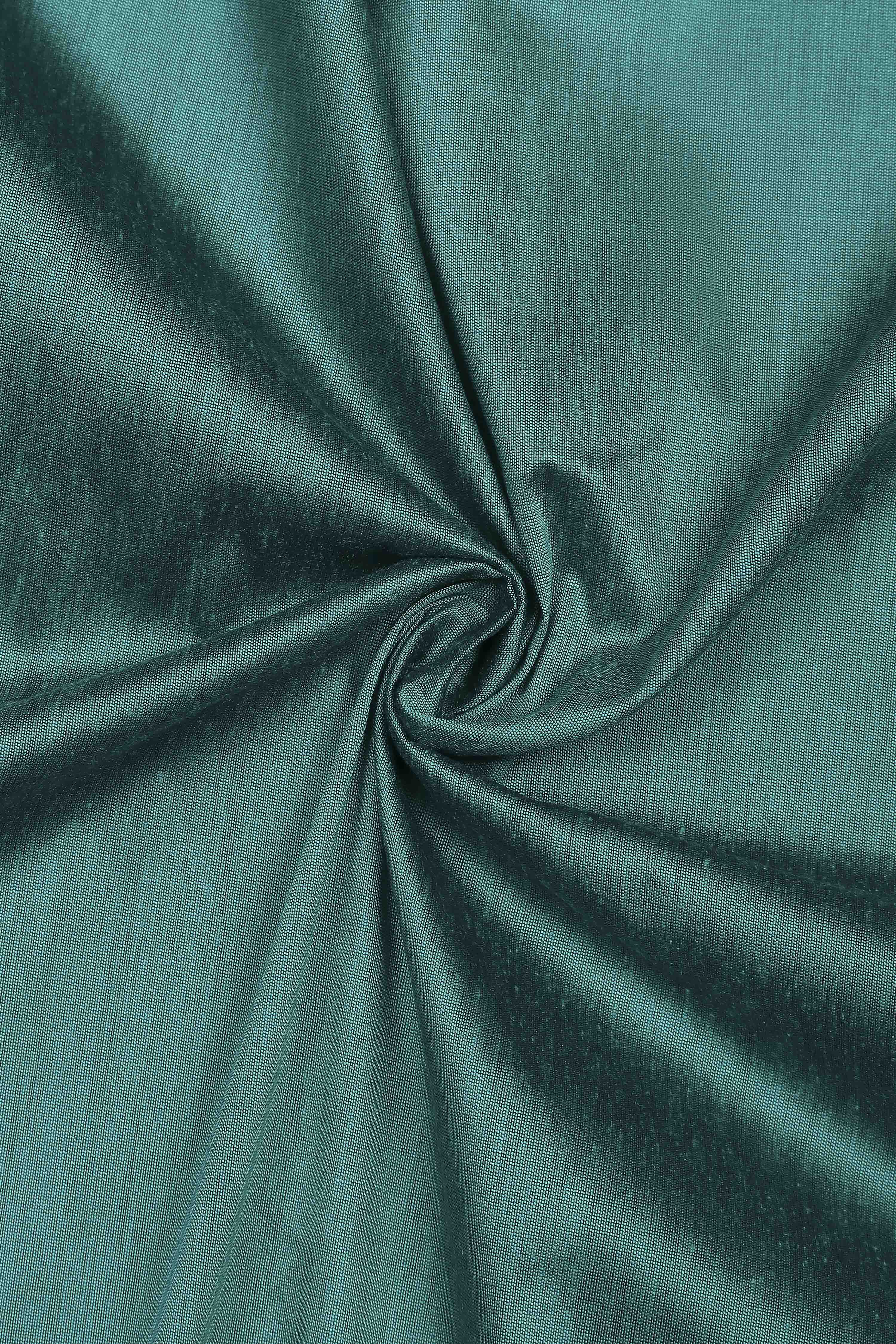 Green Cotton Jamdani Unstitched Suit Set image number 2