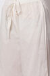 Blue and White Cotton Fusion Yarndyed Kurta Set image number 2