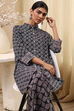 Black Viscose Rayon Straight Fusion Set image number 0