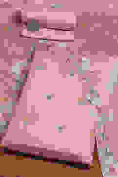 Coral Tissue Machine Embroidered Unstitched Suit Set image number 0