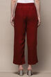 Off White Cotton Regular Pant image number 4