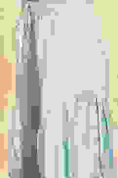 Sky Blue Polyester Straight Solid Suit Set image number 2