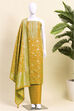 Lavender Jacquard Traditional Weaving Unstitched Suit Set image number 5
