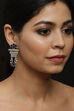 Oxidized Blue Earrings image number 3