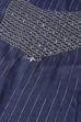 Navy Blue LIVA Metallic Straight Kurta Pants Suit Set image number 1