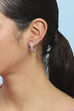 White Alloy Hoops image number 1