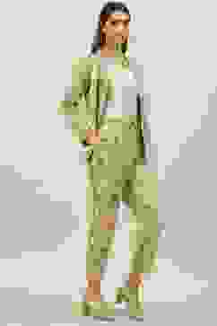 Beige Rayon Straight 3 Piece Set image number 6