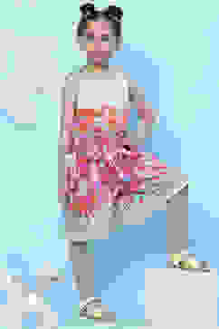 Purple Cotton Straight Jumpsuit image number 5