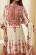 Dull Blue Printed Straight Suit Set image number 1