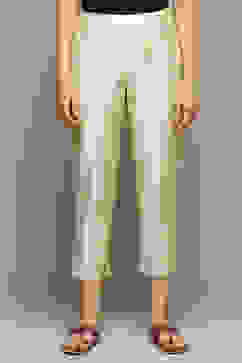 Beige Viscose Narrow Pant image number 5