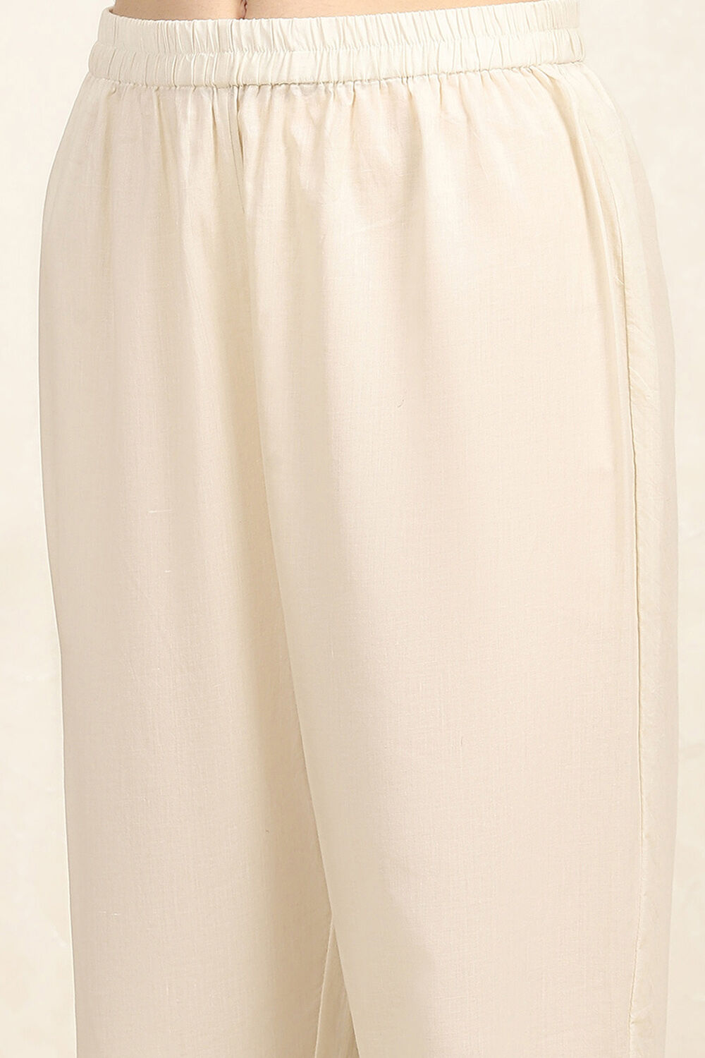 Peach Cotton Unstitched Suit Set image number 3