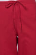 White Cotton Solid Pant image number 1
