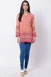 Fuschia Cotton Blend Solid Churidar image number 3