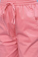Black Cotton Solid Capri Pant image number 1