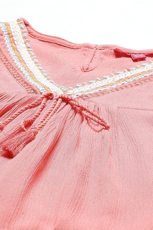 Yellow Straight Viscose Top image number 1