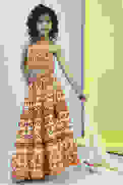 Multi-Colored Cotton Lehenga Set image number 0