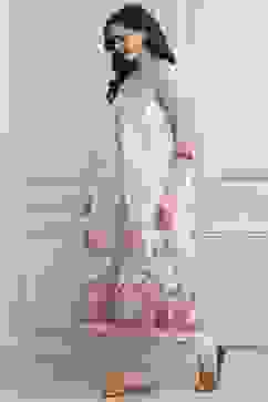 Green Art Silk Flared Kurta image number 2