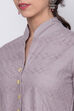 Yellow Cotton Asymmetric Kurta Churidar Suit Set image number 1