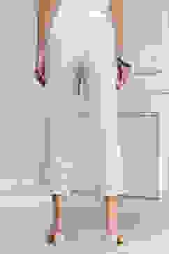 Off-White Cotton Blend Solid Pants image number 5