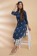 Terracotta Rayon Straight Kurta Pants Set image number 3