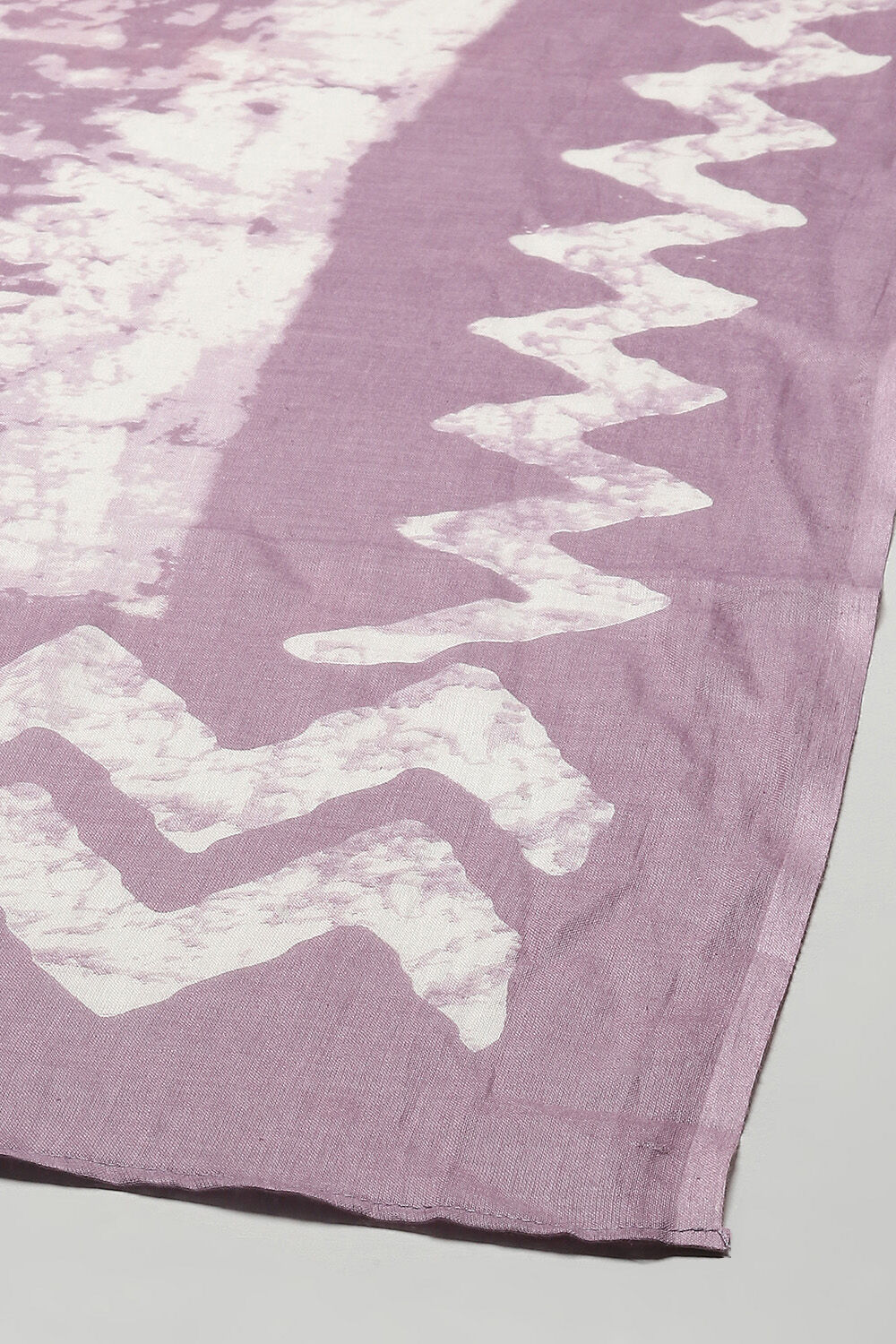 Blue Cotton Unstitched Suit Set image number 4