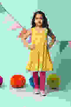 Pink Cotton Blend Straight Kurta Churidar Suit Set image number 5