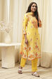 Light Blue Rayon Straight Kurta Regular Pants Suit Set image number 5