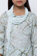 Sky Blue Nylon Straight Kurta Regular Pant Suit Set image number 1