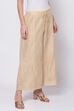 Beige Poly Cotton Palazzo image number 3