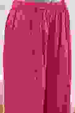 Fuchsia Cotton Silk Straight Suit Set image number 2