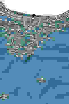 Teal Blue Viscose Straight Kurta Garara Suit Set image number 1