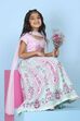 Pink Cotton Ethnic Motif Printed Lehenga Set image number 0