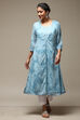 Coral LIVA Blend Straight Printed Kurta image number 6