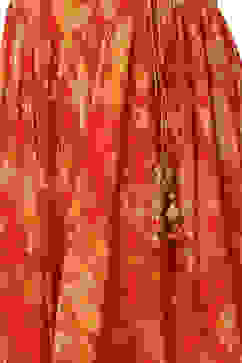 Orange Cotton Lehenga Set image number 3