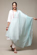 Red Cotton Blend Printed Dupatta image number 2