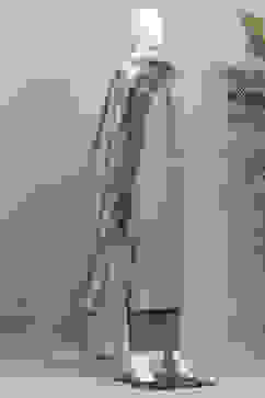 Gray Cotton Unstitched Suit Set image number 4