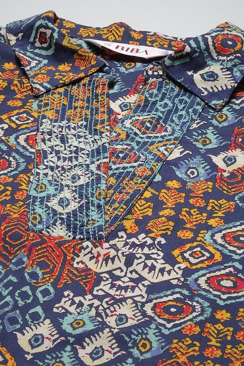 Navy LIVA Straight Top image number 5