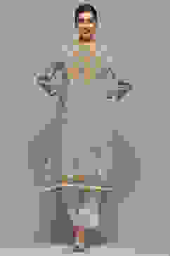 Beige Viscose Straight Kurta image number 0