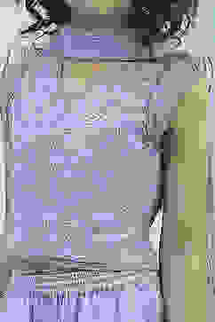 Lilac Embroidered Flared Lehenga Set image number 1