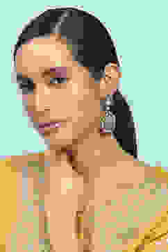 Mint Green Brass Drop & Danglers image number 3